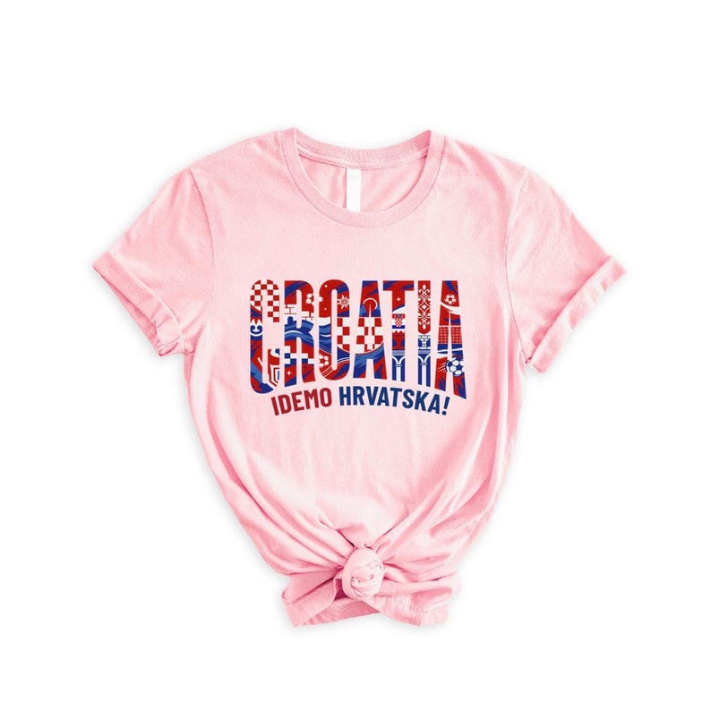 Croatia Football Shirt, Idemo Hrvatska T-Shirt, Croatia 2026 Football Fan Shirt, Croatia Supporter Tee