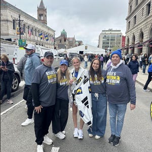 Custom Boston Marathon Crew Shirt: Family Matching Runner Tee image 4