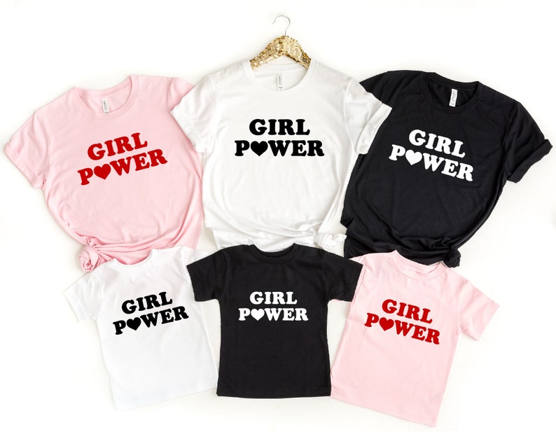 GIRL POWER Tshirt Girl Power Kids Shirts Girl Power Shirt Etsy