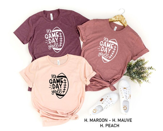 It's Game Day y'all Football Shirt, Women Football Shirt, Game Day Shirt, Football Season Tee, Sports Shirts, Football Lover Shirt, Cute Tee