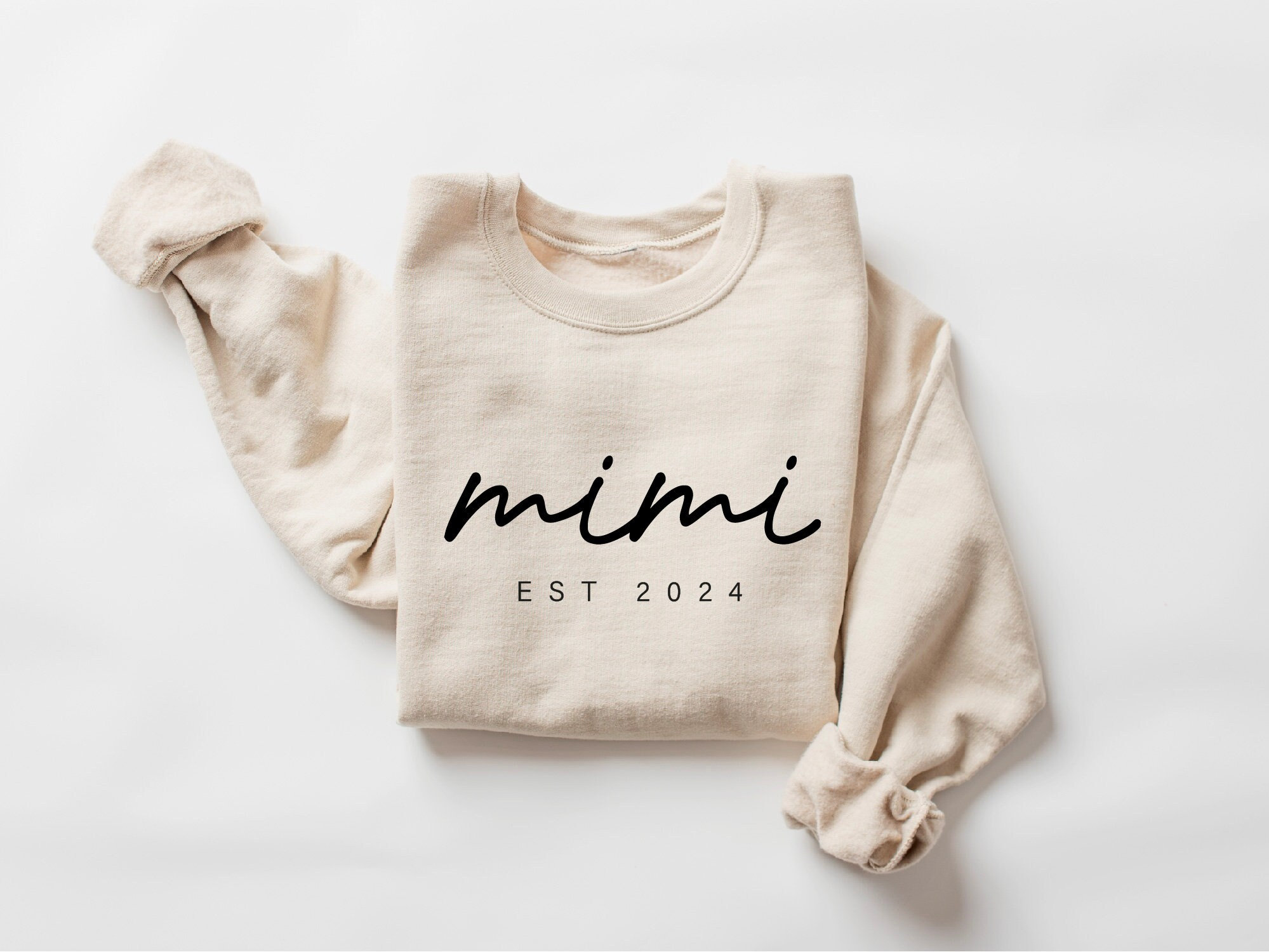 MIMI Sweatshirt, Personalized Mimi Sweatshirt, Grandma-life, Mimi Shirt, Mother's Day Shirts, New Mom Shirt, Est Sweatshirt, Gift for Mimi