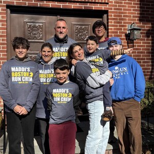 Custom Boston Marathon Crew Shirt: Family Matching Runner Tee image 5
