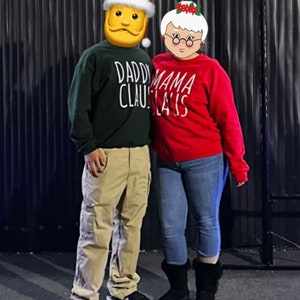Mama Claus Sweatshirt, Daddy Claus Shirt, Family Claus Sweatshirt, Matching Family Christmas Sweatshirt, Mom Christmas Sweatshirts,Funny Tee bild 2