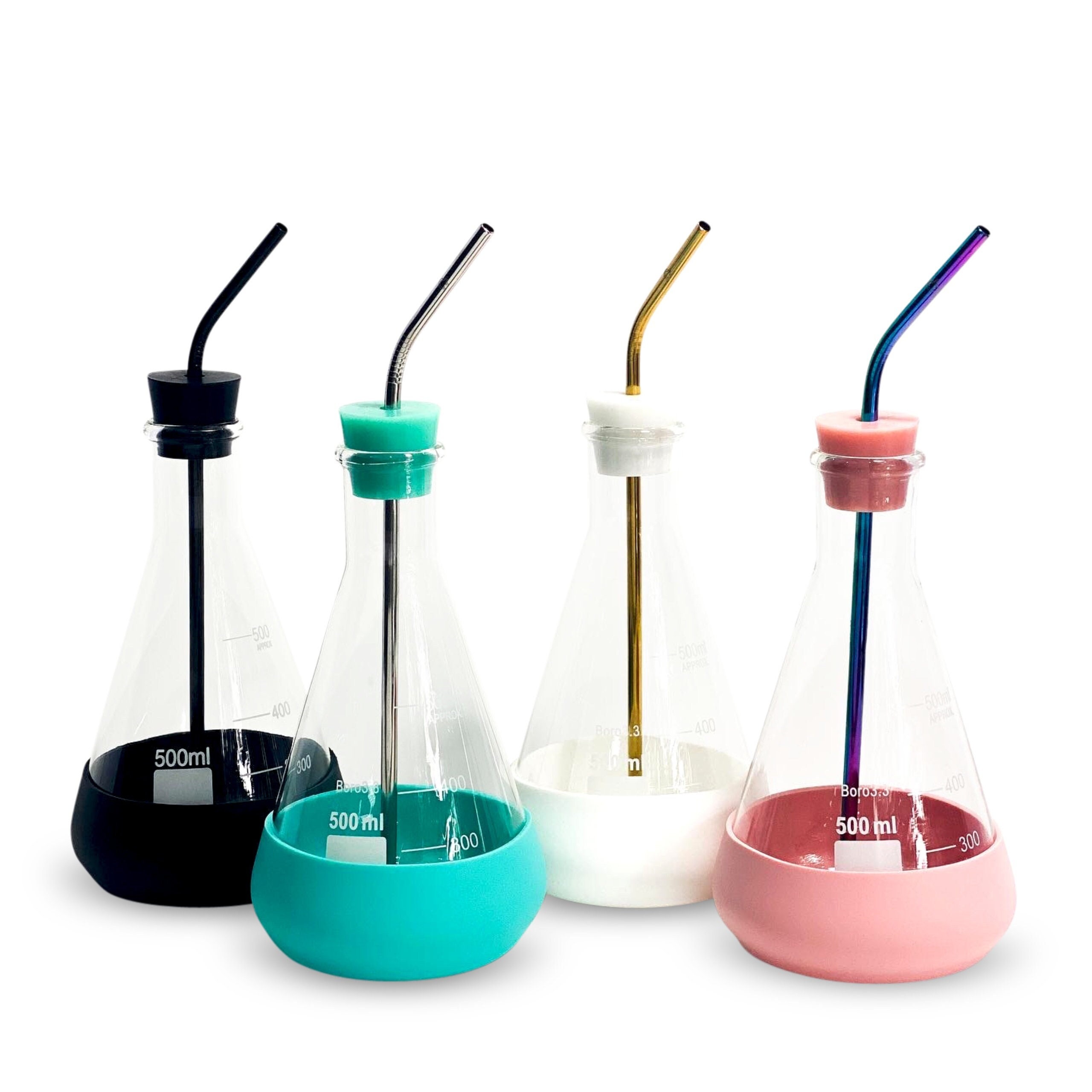 Smaller Chemistry Drink Tumbler With Straw Set - thecalculatedchemist
