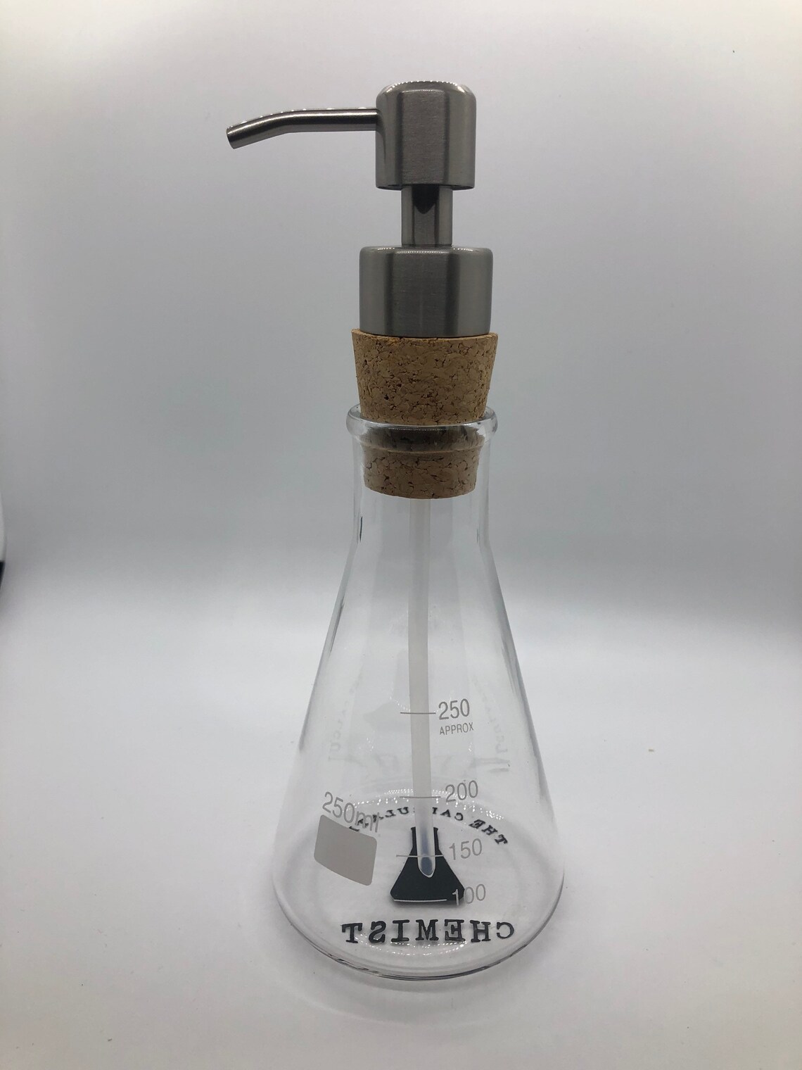 Chemistry Flask Soap/Lotion Dispenser Laboratory Flask Etsy