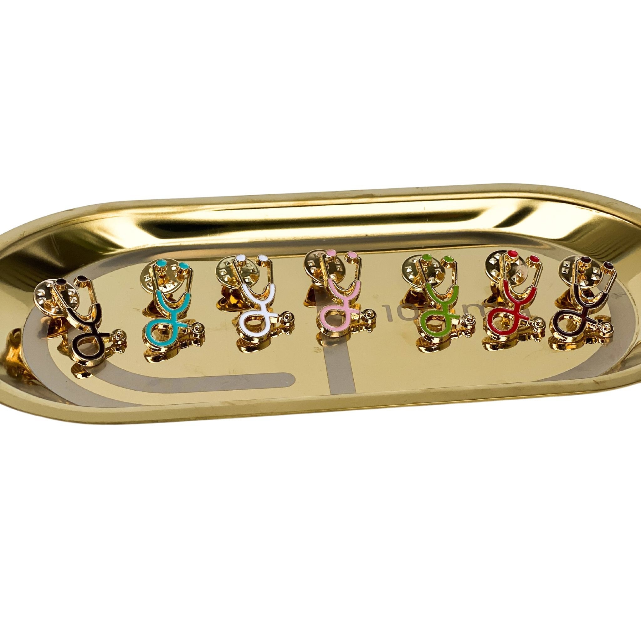 Stethoscope Pin Medical Student Gift Assorted Colors Etsy