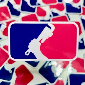Major League Fitter Hard Hat Sticker | dad gift decal