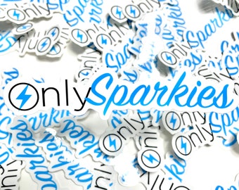 Only Sparkies Hard Hat Sticker | Decal Tradesman Dad Gift