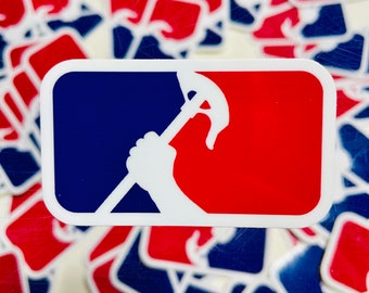 Electrician Hard Hat Sticker | Major League Sparky Decal Tradesman Dad Gift