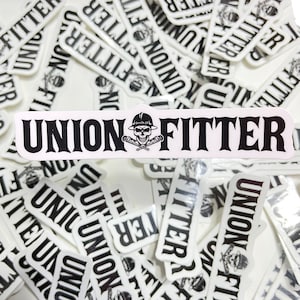 Schutzhelm Aufkleber | Union Fitter Aufkleber Tradesman Dad Geschenk