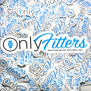 Only Fitters - Adesivo para capacete molhado | Decalque Tradesman Dad Gift