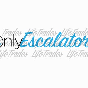 Only Escalators Hard Hat Sticker | Decal Tradesman Dad Gift