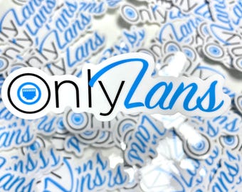 Only Lans Sticker | Decal Dad Gift