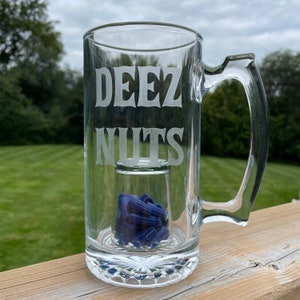 Deez Nuts Electrician Funny 24oz Beer Mug