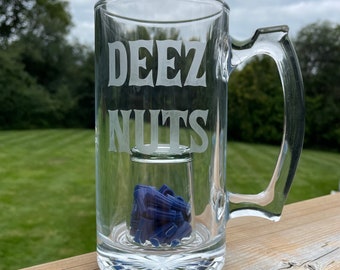Deez Nuts Electrician Funny 24oz Beer Mug