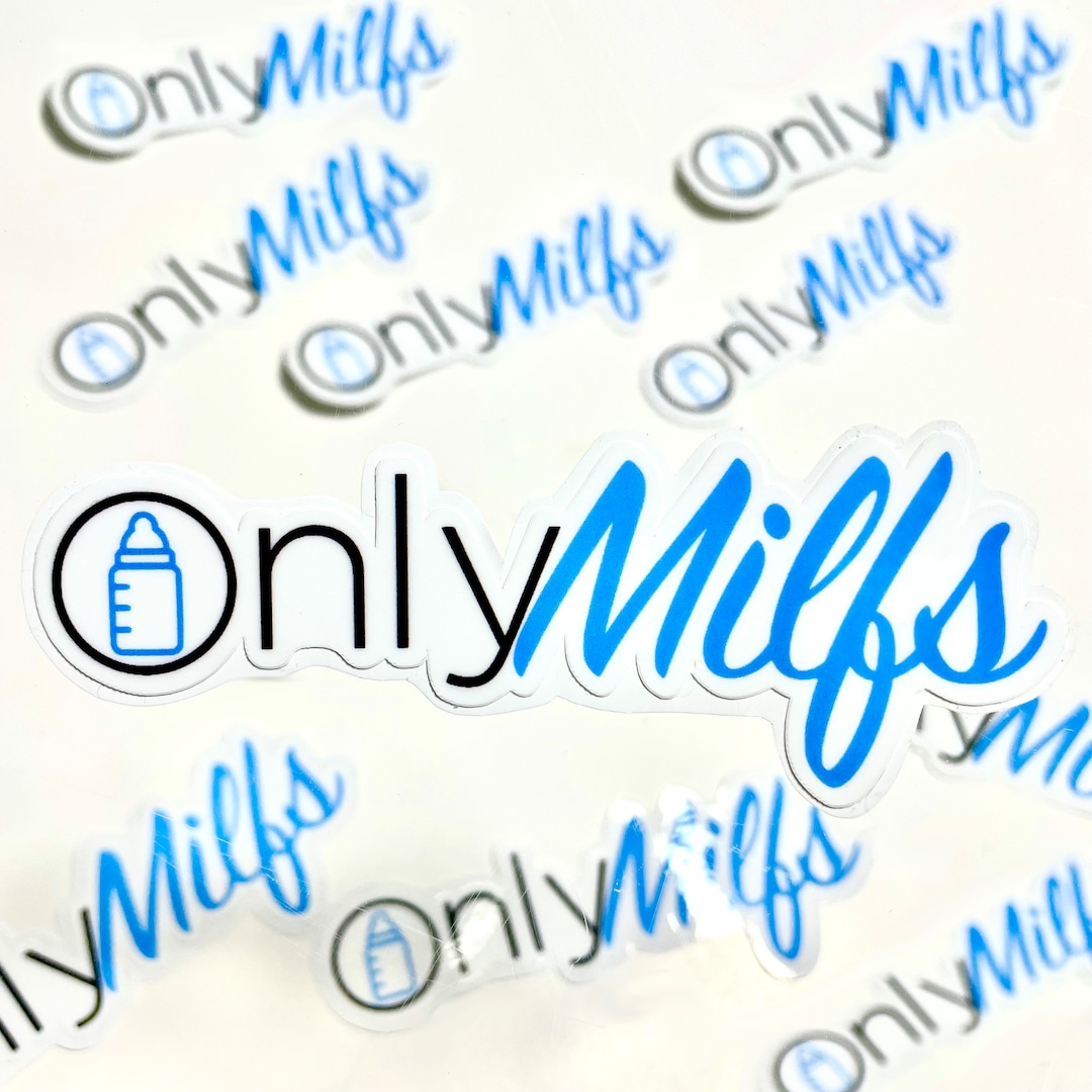 Only Milfs Funny Mom Sticker - Etsy