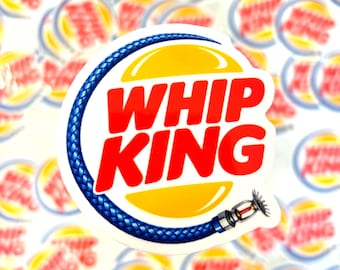 Whip King Hard Hat Sticker | Sprinkler Fitter Dad Gift