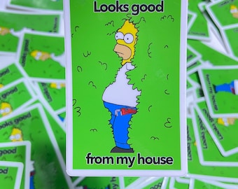 Hard Hat Sticker | Homer Decal Tradesman Dad Gift