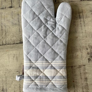 Grill glove, oven glove, cooking glove, baking glove, baking glove, oven glove, personalized, with name Hellblau