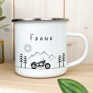 Vatertag Geschenk, Biker Tasse, Motorrad Tasse, Geschenk für Biker, Tasse personalisiert, Geschenk Mann, Männergeschenk, Vatertagsgeschenk Bild 1