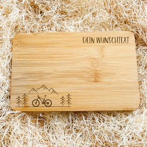 Personalized snack board, cyclist, mountain bike accessories, men's gift, gifts for bikers, gift for men, MTB gift idea