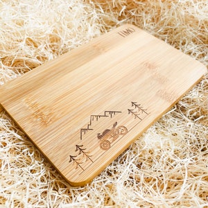 Gift for bikers, motorcycle cutting board personalized, gifts for men, Valentine's Day gift for boyfriend, gift partner, image 4