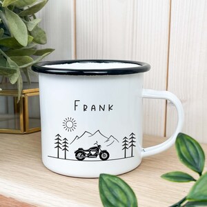 Vatertag Geschenk, Biker Tasse, Motorrad Tasse, Geschenk für Biker, Tasse personalisiert, Geschenk Mann, Männergeschenk, Vatertagsgeschenk Bild 2