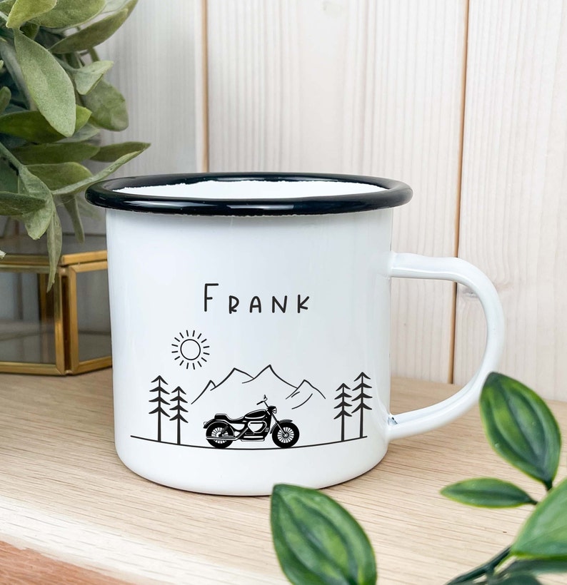 Vatertag Geschenk, Biker Tasse, Motorrad Tasse, Geschenk für Biker, Tasse personalisiert, Geschenk Mann, Männergeschenk, Vatertagsgeschenk Bild 2