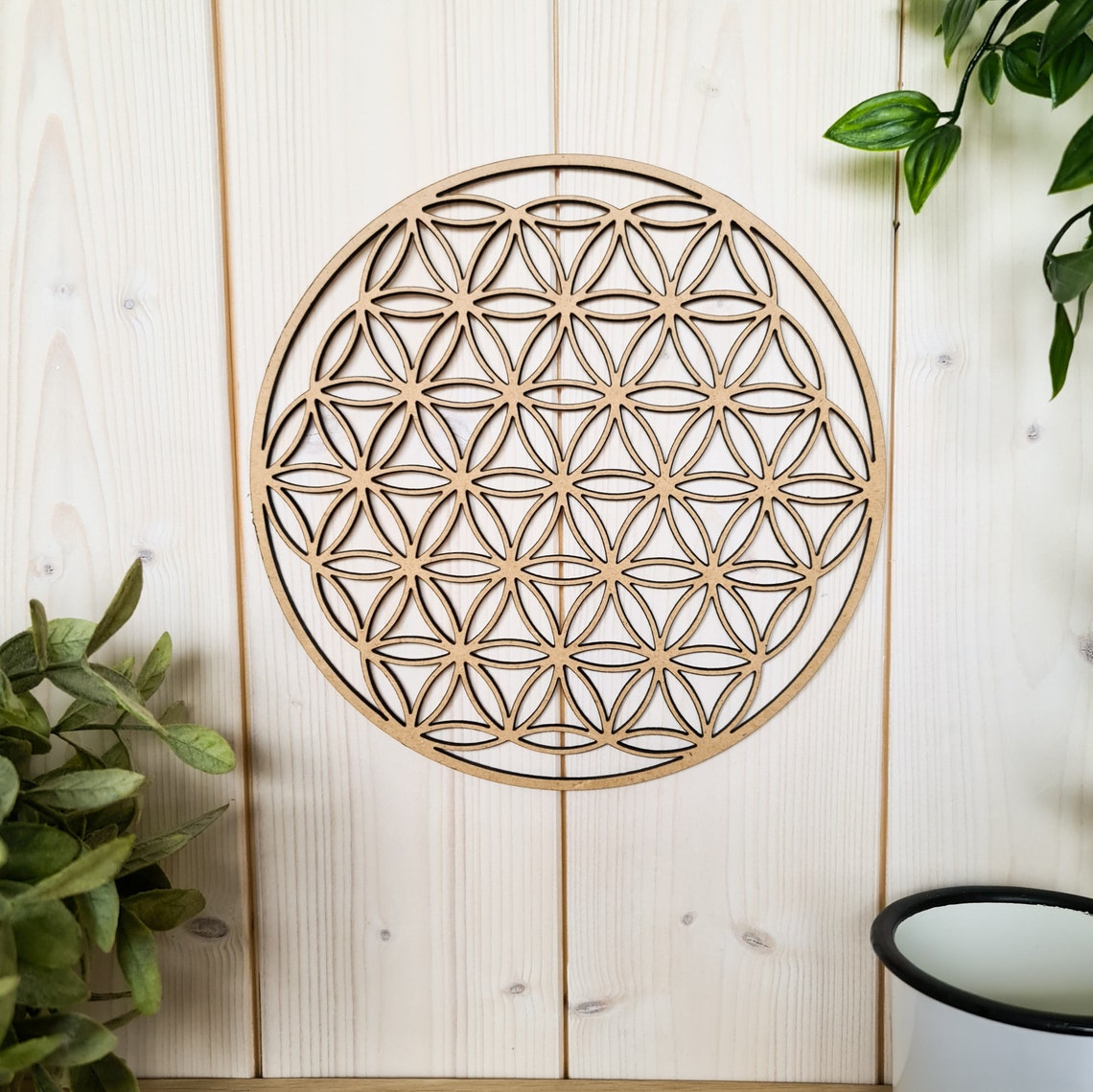 Lebensblume Blume des Lebens Heilige Geometrie Wanddeko | Etsy