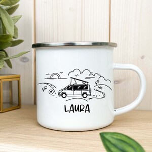 Tasse de camping personnalisée, cadeau pour les campeurs, cadeaux pour hommes, tasse de camping, cadeau de camping, tasse de camping-car image 8