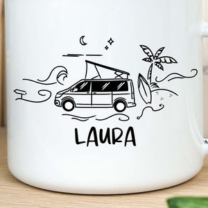 Tasse de camping personnalisée, cadeau pour les campeurs, cadeaux pour hommes, tasse de camping, cadeau de camping, tasse de camping-car image 3