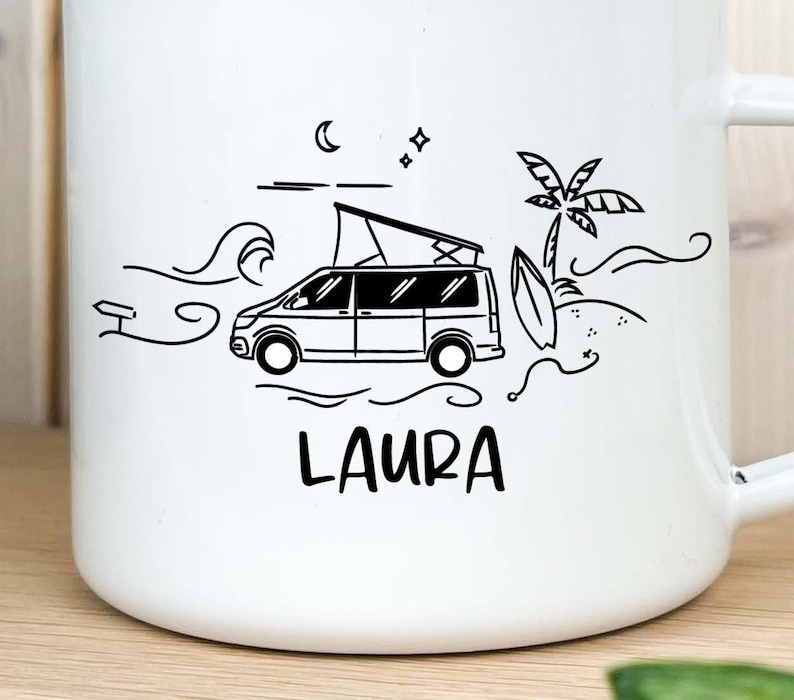 Tasse de camping personnalisée, cadeau pour les campeurs, cadeaux pour hommes, tasse de camping, cadeau de camping, tasse de camping-car image 3