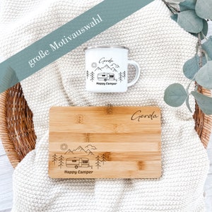 Camping Geschenk Set, zum Selbstgestalten, Camping Geschirr, Geschenk Ideen für Camper, Camping Zubehör, Wohnmobil, Camping Geschenke