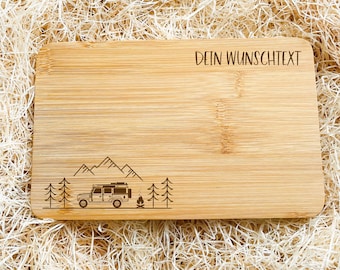 Cutting board with engraving, personalized snack board, gift for campers, camping accessories, off-road boards, gifts for men