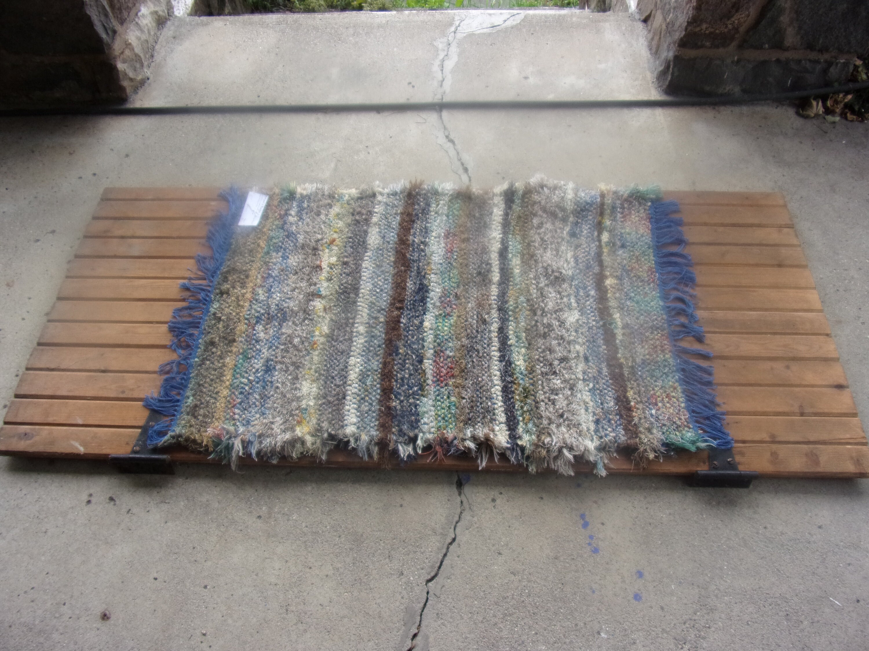 Hand Loomed Rug Made in the USA One of a Kind Washable Durable Etsy