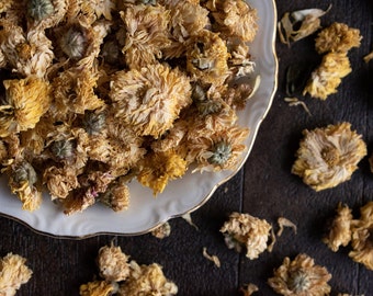 Organic Chrysanthemum Flowers loose leaf herbal tea