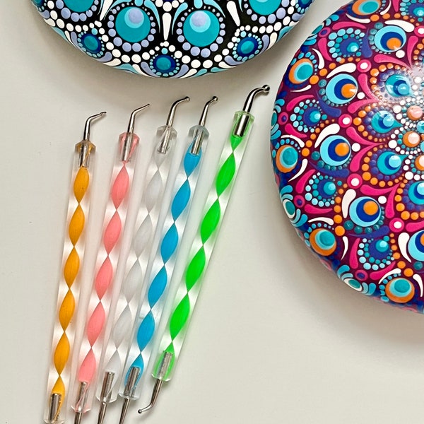 Curved Dotting Tools Etsy