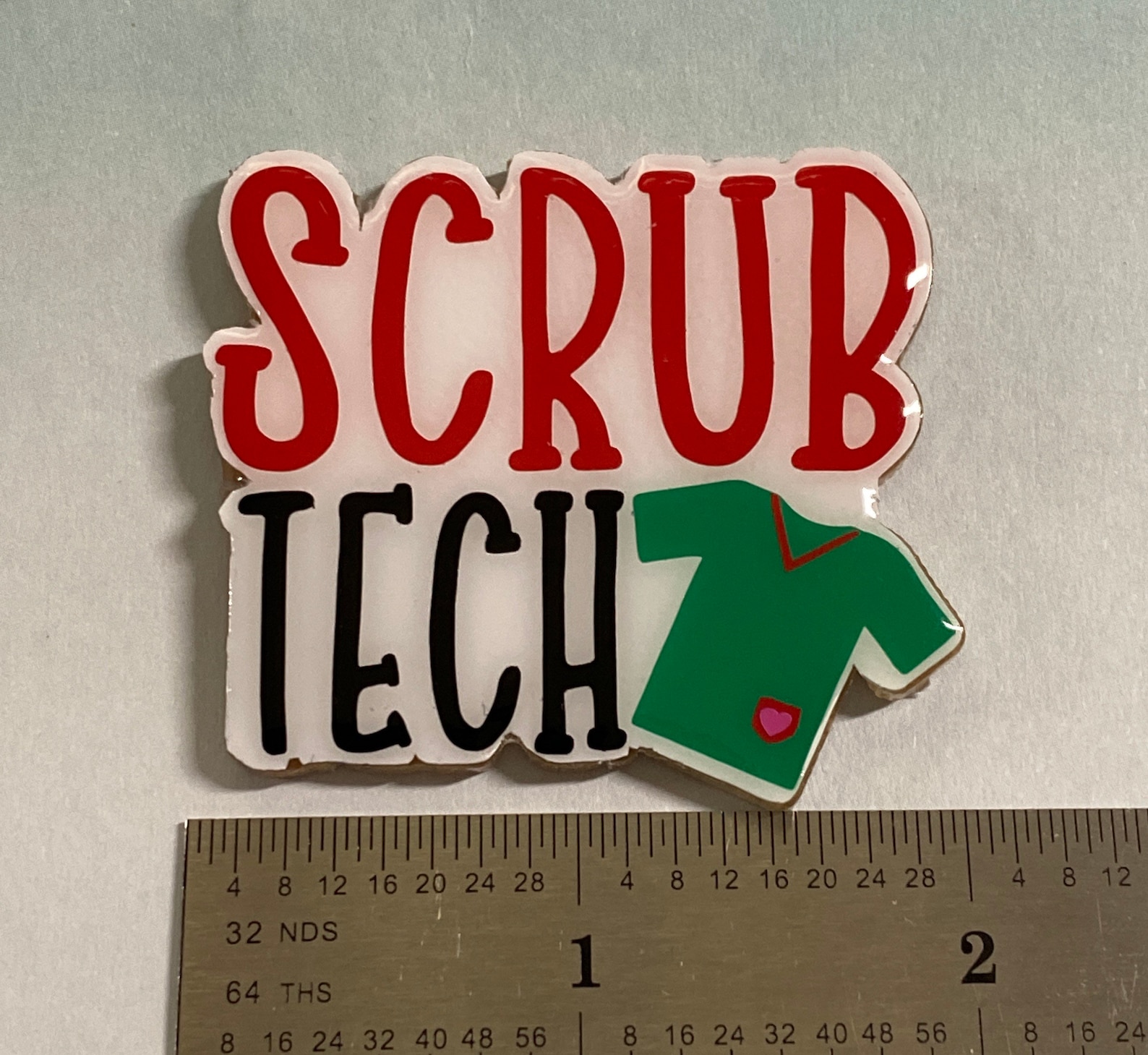 Scrub Tech Badge Reel Etsy