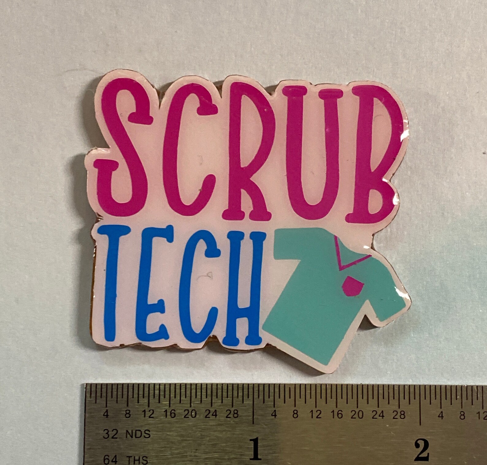 Scrub Tech Badge Reel Etsy
