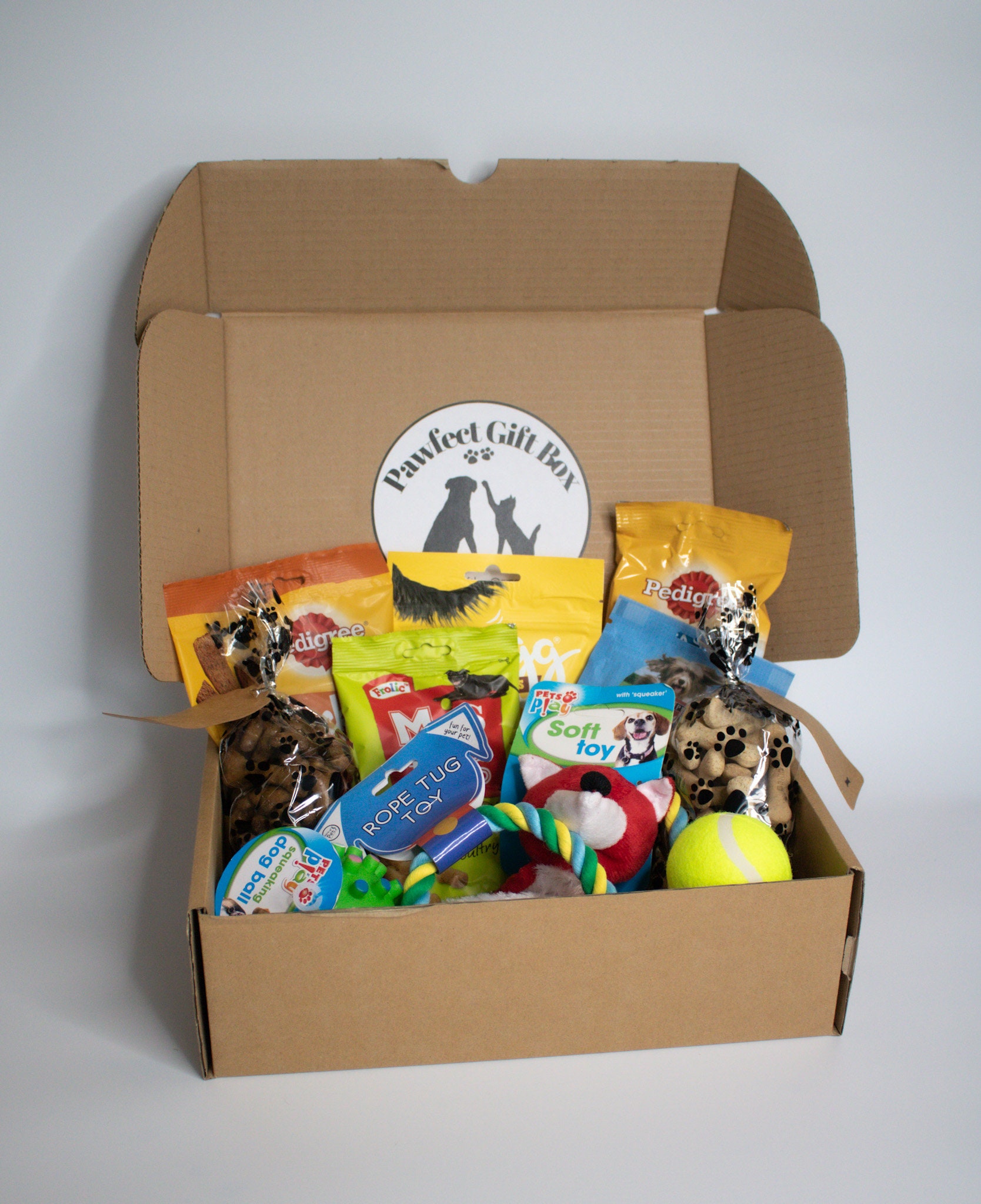 Dog Gift Box Hamper/Dog Treats/Dog Toys/Dog Birthday Present Etsy