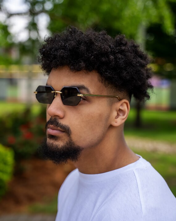 Luxury Rimless Sunglasses Vintage 