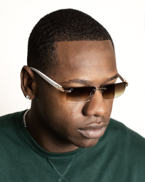 cartier glasses white buffs