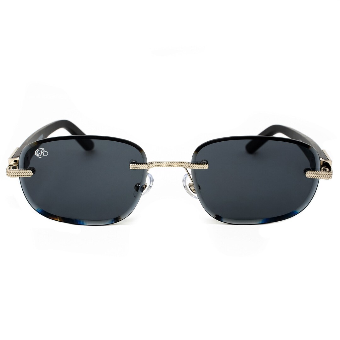 JuicyOrange Round Metal Frame Sunglasses – Fun Color Lenses With Spring Hinge (Unisex)