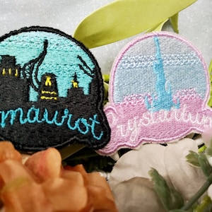 Amaurot and Crystarium Iron On Patches