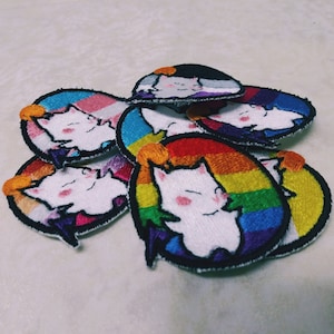 Pride Moogle Patches