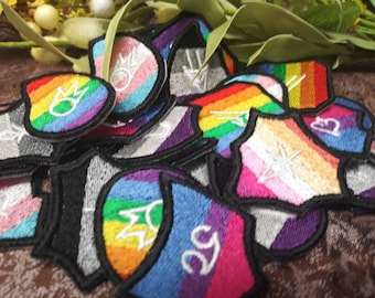 Pride FFXIV Job Stone Embroidered Patches
