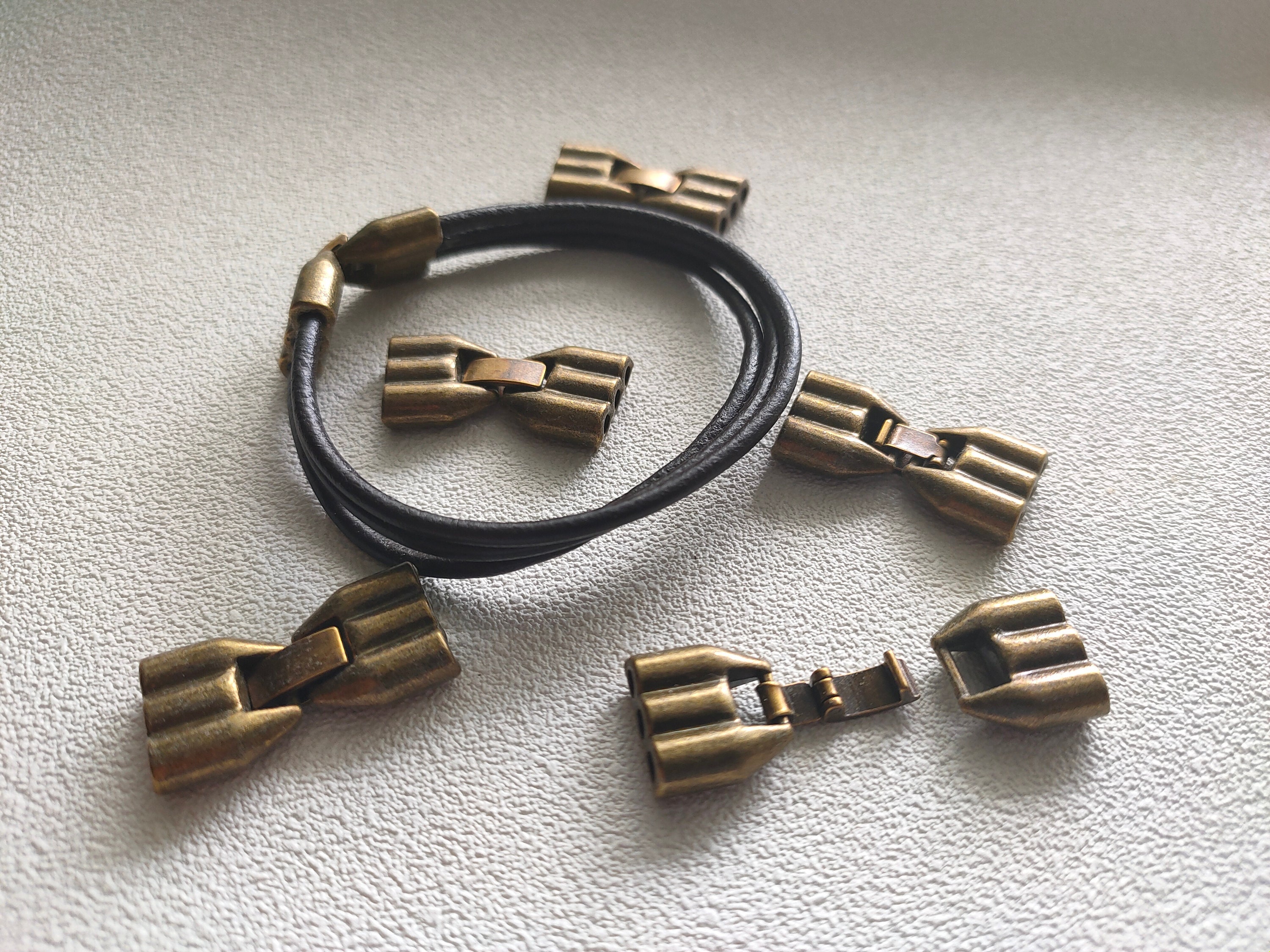 1 Clip clasp for leather strap lace length 30 mm x 14 mm Etsy