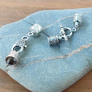 Lot De 25 Embouts Pour Cordons De Bijoux - Fermoirs En Cuivre Pour Bracelets En Cuir, Diamètres 2 à 6 Mm