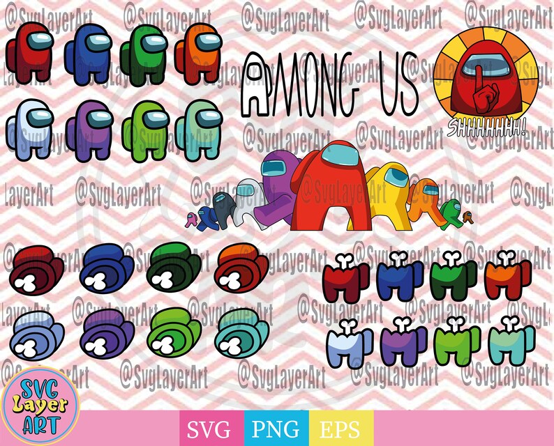 Download Among us svg bundle Among us svg png cut file Among us ...