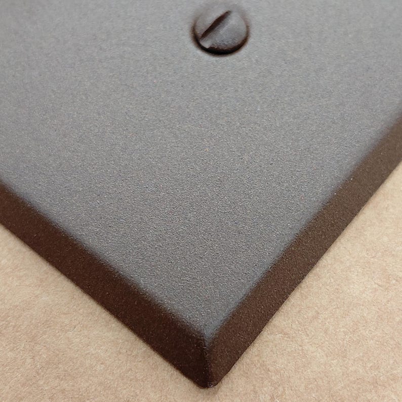 Walnut Texture Powder Coated Stainless Steel Switch Plates bild 2